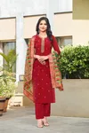 Mohey By Ossm Viscos Roman Silk Kurti With Bottom Dupatta Wholesale Shop In Surat